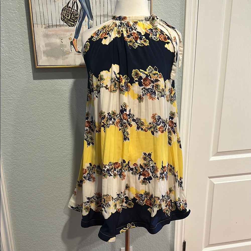 Anna-Kaci Sz Small Halter Sundress Mini for Casual Resort Wear